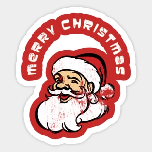 Merry Christmas Santa Claus Sticker